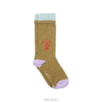 26 FW 마르니 로고 자수 골지 트리밍 양말 SKMC0224Q0UFZ416 TP454690557