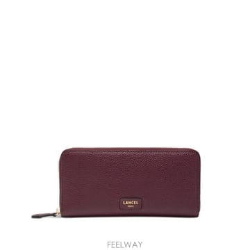 26 FW Lancel Ninon grained leather wallet A13833WPTU TP45813