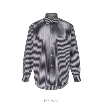 26 FW 꼼데가르송 세로 스트라이프 코튼 셔츠 FZB2200512 TP458818024