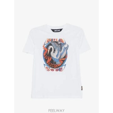 | Other Brand | 26 FW Just Cavalli crystal embellished graphic print T shirt26 FW Just Cavalli crystal embellished graphic print T