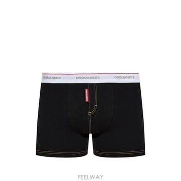디스퀘어드2 로고 웨이스트밴드 복서 브리프