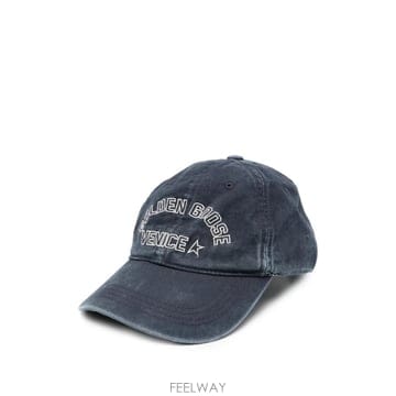 26 FW Golden Goose 식스 패널 로고 자수 베이스볼 캡 모자 GUP02837P002618 TP4