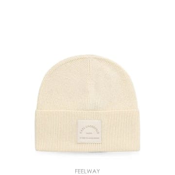 26 FW 칼라거펠트 로고 패치 골지 비니 B3W33039B09 TP456402942