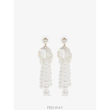 26 FW 셀프포트레이트 페탈 글라스 펄 이어링 PF26635EP TP456165461