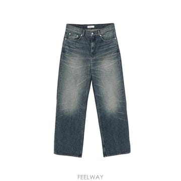 26 FW 산드로 페이디드 이펙트 와이드 진 SHPJE00921 TP458552176
