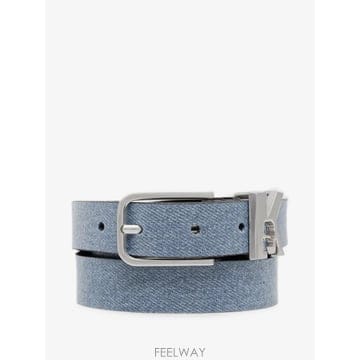 26 FW 칼라거펠트 로고 장식 데님 벨트 B4W33076D95 TP459235960