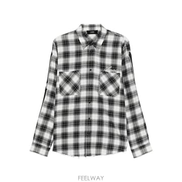 26 FW 아미리 본즈 아플리케 플레이드 셔츠 AMTOSH1007 TP457284385