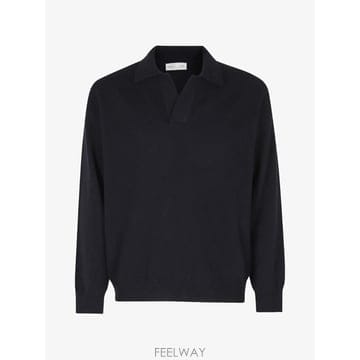 26 FW Roberto Collina 스프레드 칼라 니트 스웨터 263MYB21104 TP457643713