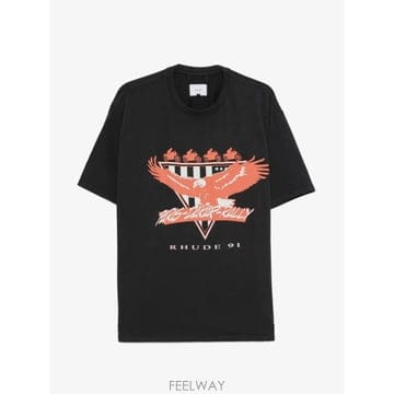 26 FW 루드 스테이지 레이싱 그래픽 프린트 티셔츠 RHFW26TT08012 TP458458422