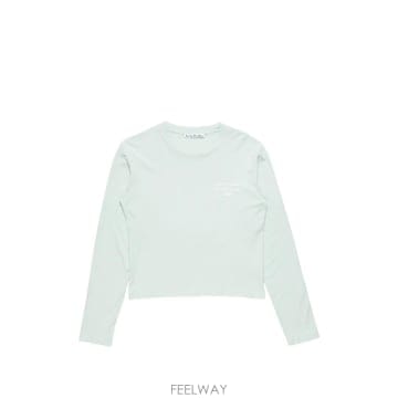 26 FW 아크네 디스트레스드 로고 티셔츠 CL0498 TP458458367