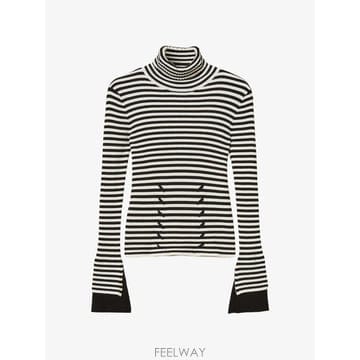 | Other Brand | 26 FW TWINSET striped turtleneck jumper 262AP3250 TP4572704926 FW TWINSET striped turtleneck jumper 262AP3250 TP45
