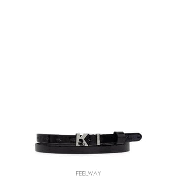 26 FW 칼라거펠트 로고 장식 레더 벨트 B3W33072 TP456533961