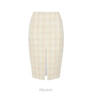26 FW Elisabetta Franchi 트위드 스커트 GO23267E2 TP456573247