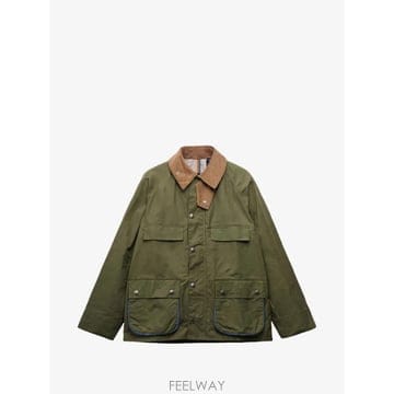 26 FW 바버 X 폴 스미스 슈가럼프 비데일 코듀로이 칼라 재킷 MCA1126GN52 TP458453781
