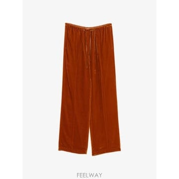 26 FW Forte Forte 벨벳 드로스트링 팬츠 15357MYPANTS TP458531130