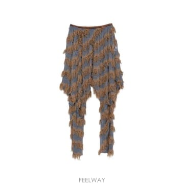26 FW 키코 코스타디노브 이카트 패턴 프린지 팬츠 KKWSS26T0310 TP457456038
