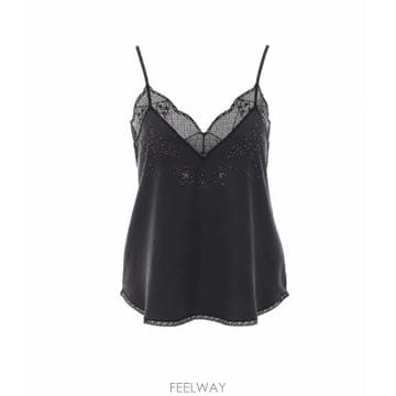 Zadig&Voltaire 26FW �ڵ�غ��׸� �μҸ� Ƽ���� WWCR01336 011 BLACK26FW �ڵ�غ��׸� �μҸ� Ƽ���� WWCR01336 011 BLACK