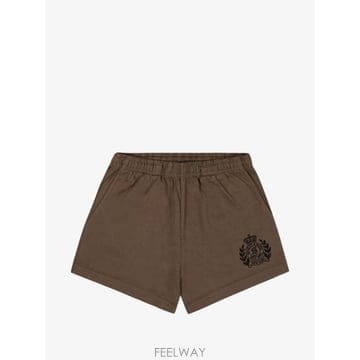 26 FW 스포티앤리치 NY 크레스트 디스코 쇼츠 SH037711243BR30 TP456744956
