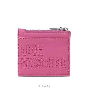 26 FW Love Moschino 엠보스드 로고 카드홀더 JC5504PP1OLE0 TP454393216
