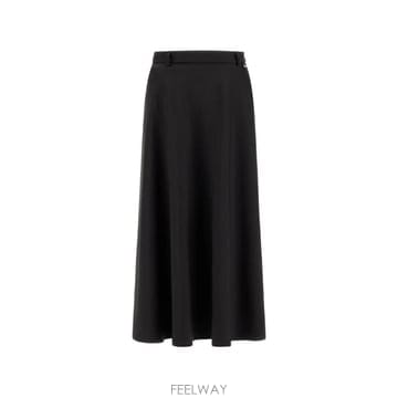 26 FW 에르노 버튼 디테일 플레어 미디 스커트 GN000096D12640 TP457626760