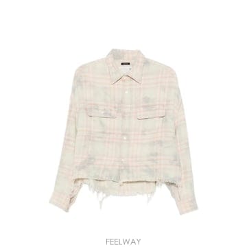 26 FW R13 플레이드 패턴 프레이드 셔츠 R13W7298R853B TP457626558