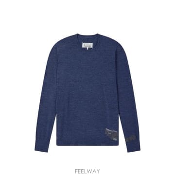 26 FW 메종마르지엘라 패치 디테일 크루 넥 스웨터 S50HL0087M13310 TP458442999