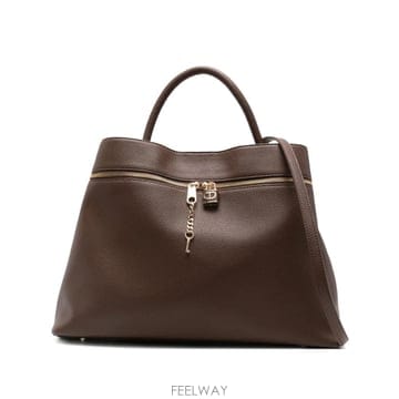 | Other Brand | 26 FW TWINSET pebbled texture zip pocket tote bag 252TD826026 FW TWINSET pebbled texture zip pocket tote bag 252T