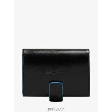 26 FW 피콰드로 블루 스퀘어 데보스드 로고 레더 카드홀더 PP7199B2R TP458658497