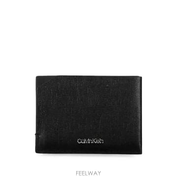 26 FW 캘빈클라인 embossed leather card holder K50K510002 TP458658