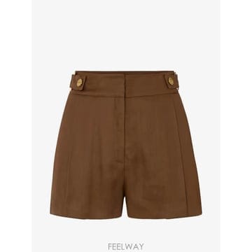 26 FW Elisabetta Franchi 버튼 디테일 쇼츠 SH01162E2 TP454443110