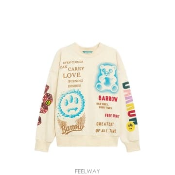 26 FW 바로우 그래픽 프린트 스웨트셔츠 F6BWUASW073 TP458793492