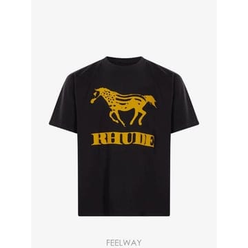 26 FW 루드 로고 프린트 티셔츠 RHFW26TT04012 TP458314087