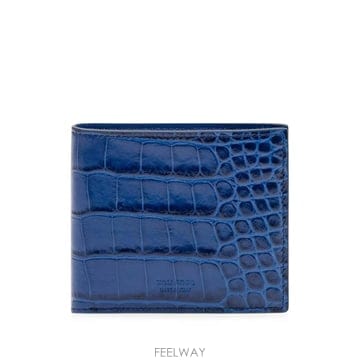 TOM FORD 26 FW ������ crocodile effect bifold wallet Y0228LCL632S TP458326 FW ������ crocodile effect bifold wallet Y0228LCL63