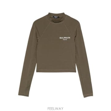 Balmain 26 FW �߸� �ΰ� ����Ʈ ��Ҹ� Ƽ���� BKM001610 TP45508074226 FW �߸� �ΰ� ����Ʈ ��Ҹ� Ƽ���� BKM001610 TP45508