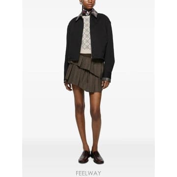 Acne 26 FW ��ũ�� short pleated wool skirt AF0606 TP45831176626 FW ��ũ�� short pleated wool skirt AF0606 TP4583117