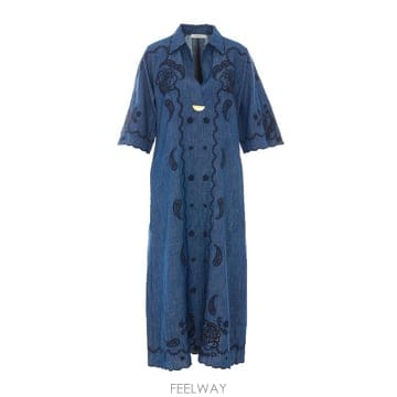 26 F/W 짐머만 ASTER 엠브로이드 미디 드레스 8358DSS2 B0012336504