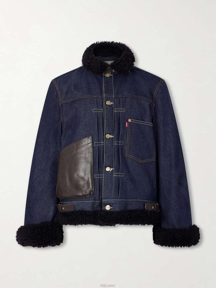 Sacai ��ī�� LEVIS PLUSHTRIMMED ���� ���� 26-04005 B0082336730��ī�� LEVIS PLUSHTRIMMED ���� ���� 26-04005 B00823367