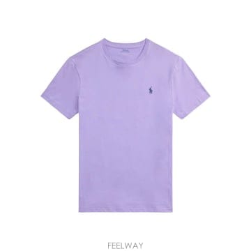 랄프로렌 로고-자수 티셔츠 710671438434 B0192337237