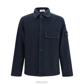 스톤 아일랜드 긴팔 셔츠 BLUE