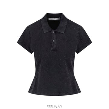 알렉산더 왕 반팔 티셔츠 Black