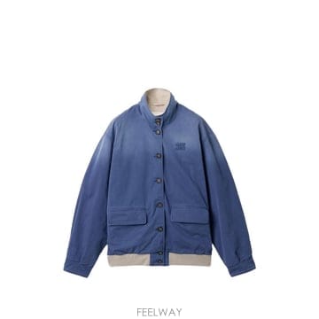 미우미우 블루종 인 OLDWASHED 트윌 ML1492190XF04 B0192337508