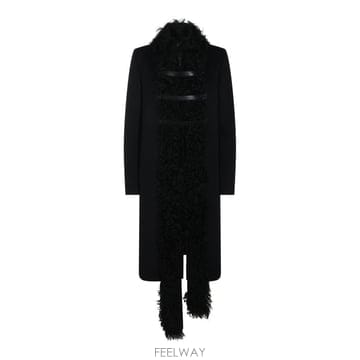 펜디 블랙 울 코트 FF6214B1H1F0QA1 B0562339536