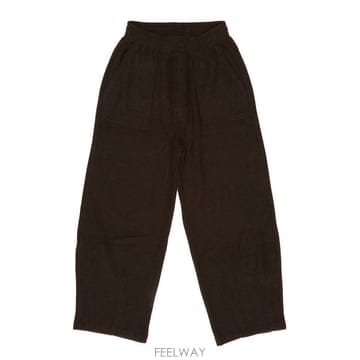 26 F/W 메종 키츠네 울 후리스 와이드 레그 조깅 팬츠 MRMJG B0742332226