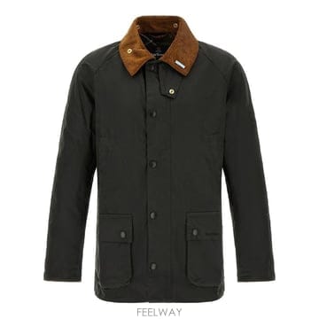 바버 애시비 ICONS 세이지 그린 WAXED 자켓 MWX2588S B0302362610