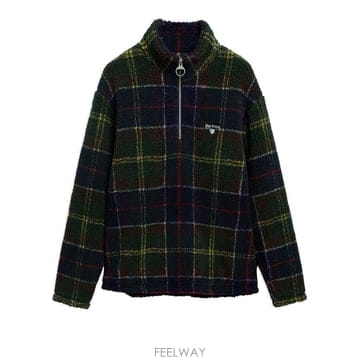 바버 하프지퍼 후리스 자켓 인 테디 후리스 MFL0228TN11 B0302362636
