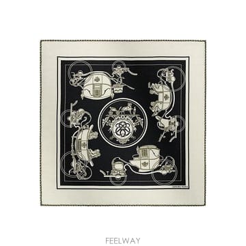 에르메스 엑스 리브리 Ex-Libris 캐시미어 실크 여성 스카프 45 H741063S 08