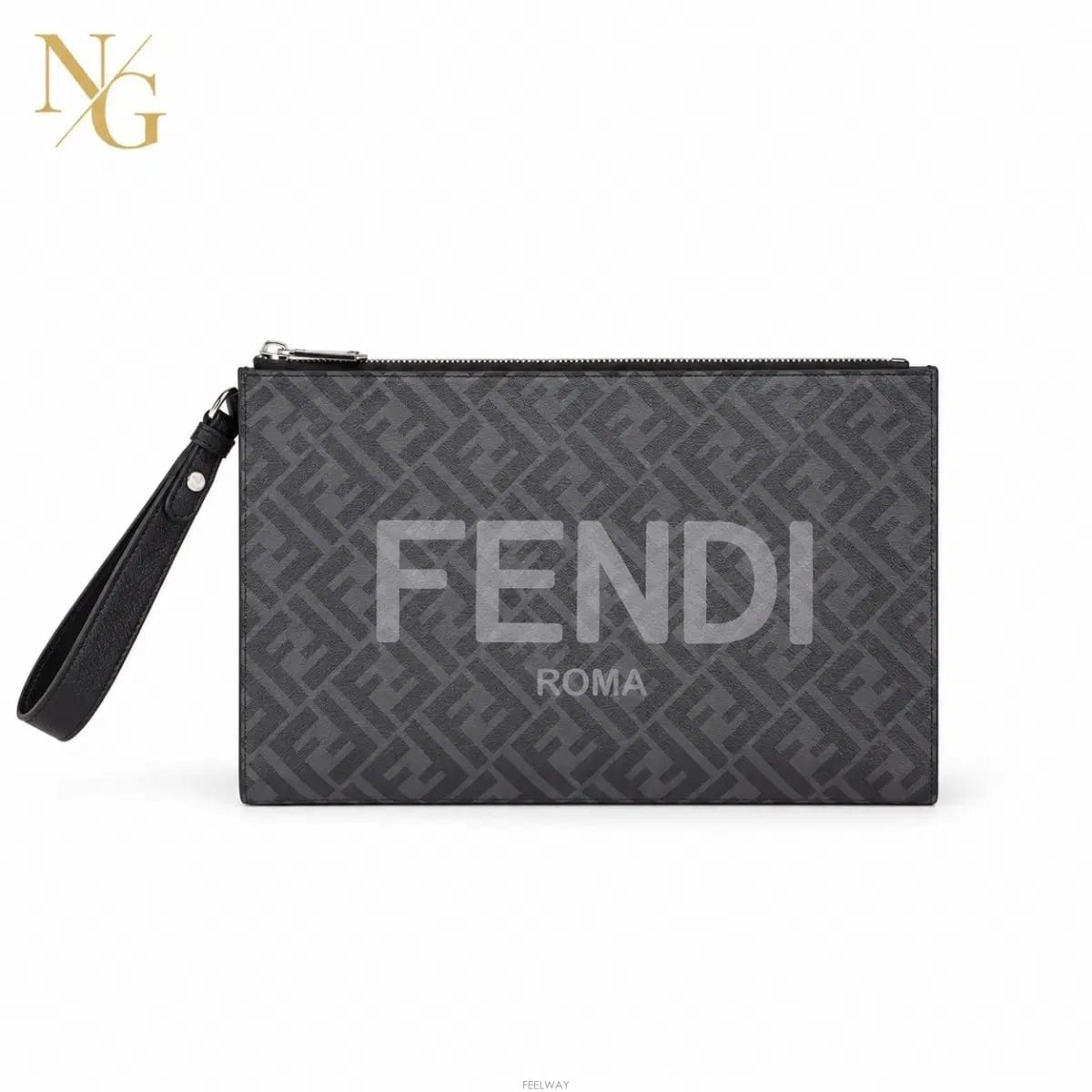 FENDI [��ǰ/�������] ��� FF ��ī�� �÷� ��Ʈ�� �Ŀ�ġ Ŭ��ġ�� ����[��ǰ/�������] ��� FF ��ī�� �÷� ��Ʈ�� �Ŀ�ġ Ŭ��