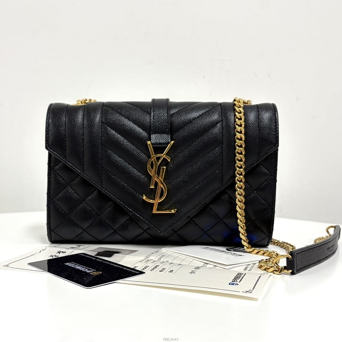Saint Laurent ���ζ� �������� ü�� ����� & ũ�ν��� ���� (526286)���ζ� �������� ü�� ����� & ũ�ν��� ���� (526286)