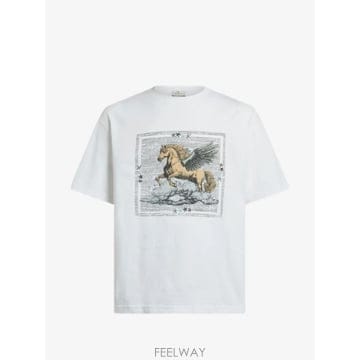 26 FW 에트로 페가소 프린트 코튼 저지 티셔츠 MRMA0004AK16W TP455511736