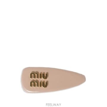26 FW 미우미우 페이턴트 레더 헤어핀 5IF092069 TP458350493